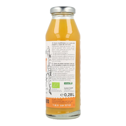 SHOT de Jengibre y cúrcuma (naranja, acerola , limón)  Voelkel 280ml