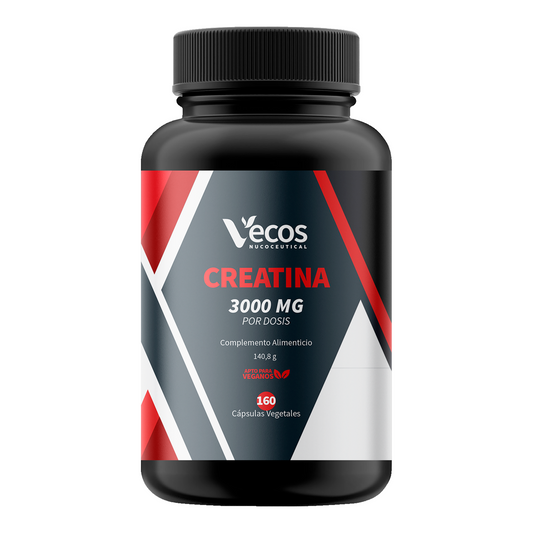 Creatina Monohidrato 3000 Mg Vecos 160 Cápsulas | Mejora El Rendimiento Físico En Ejercicios De Alta Intensidad_0