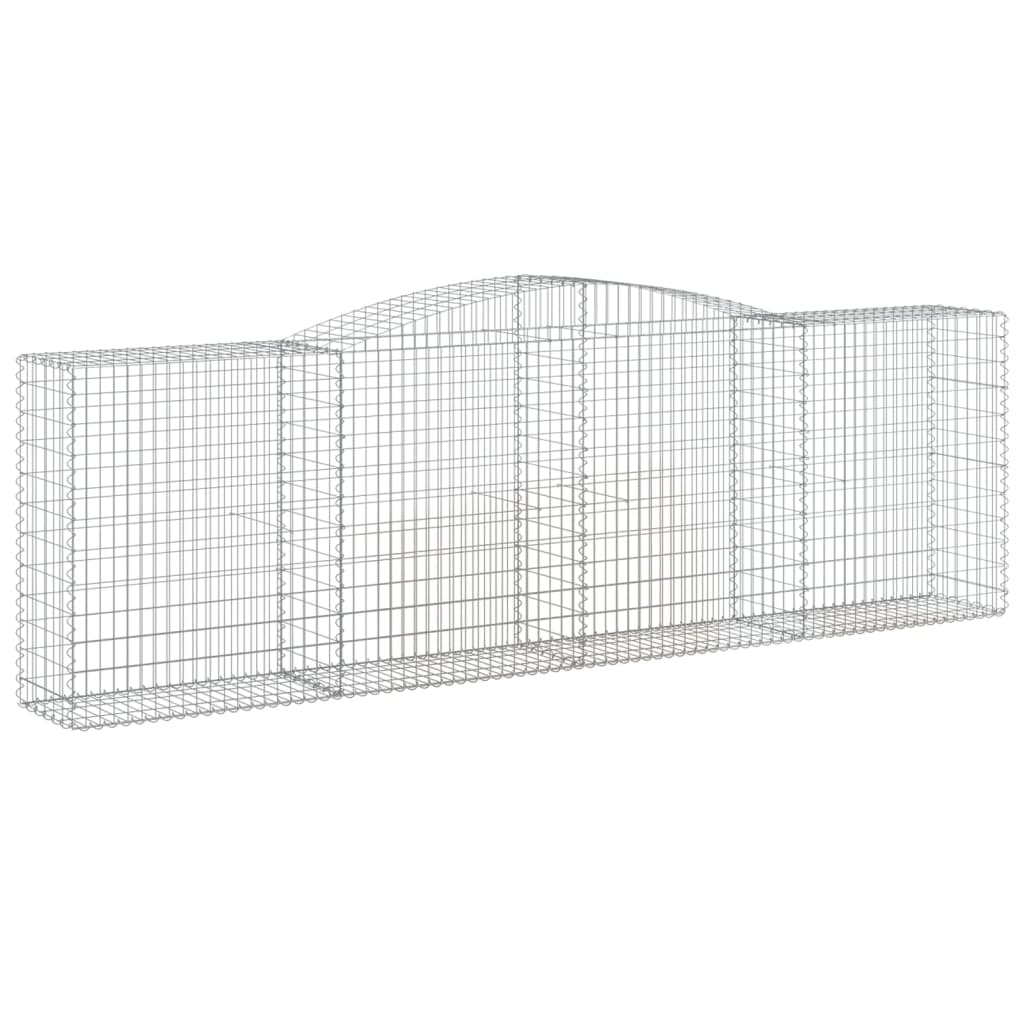 Cestas De Gaviones 20 Uds Forma De Arco Hierro 400x50x120/140cm_2