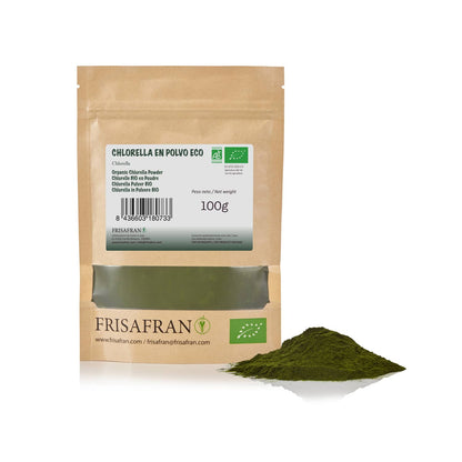 Chlorella Ecológica En Polvo - Calidad Y Sabor | Frisafran 100 G_0