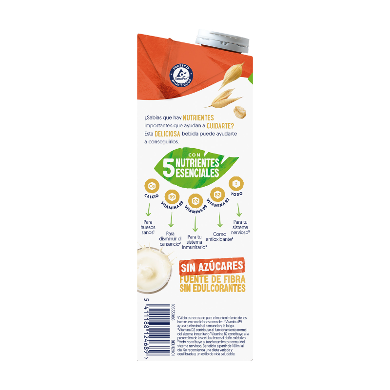 Bebida de Avena Sin Azúcar Alpro 1 Litro