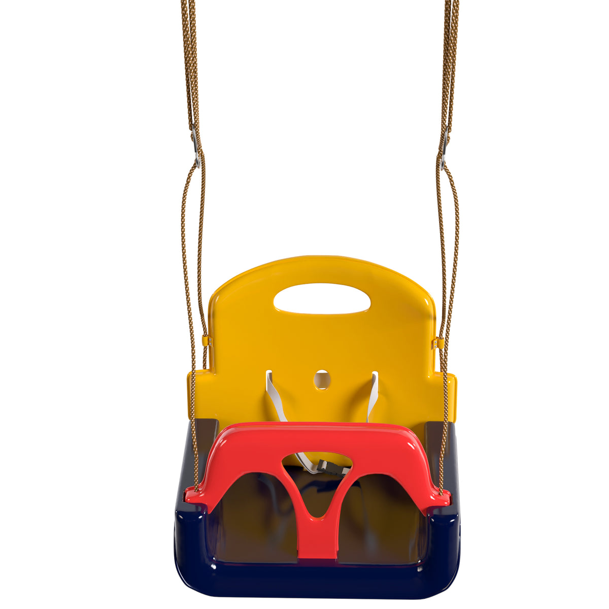 Columpio Infantil Outsunny Pp, Pe Azul 42x33x38 Cm_4
