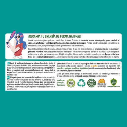 Mezcla de Semillas SmartMix Protein Bio NaturGreen 175 g
