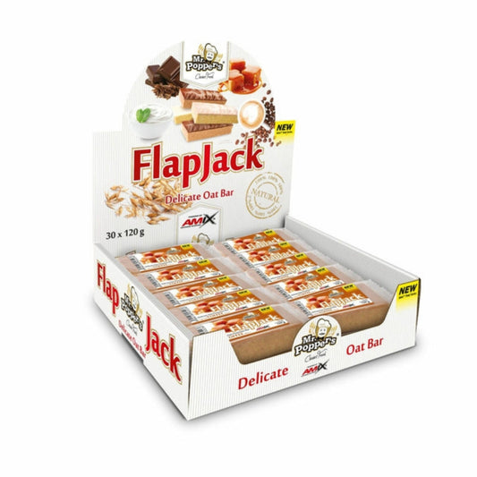 Barrita Flap Jack 30x120gr Sabor Toffee Mr.popper's Amix_0