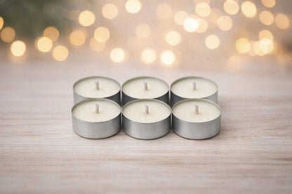 Pack Aromático Natural - Quemador Buda + Wax Melts "entre Montañas" + 6 Velas De Té - Lismare_5