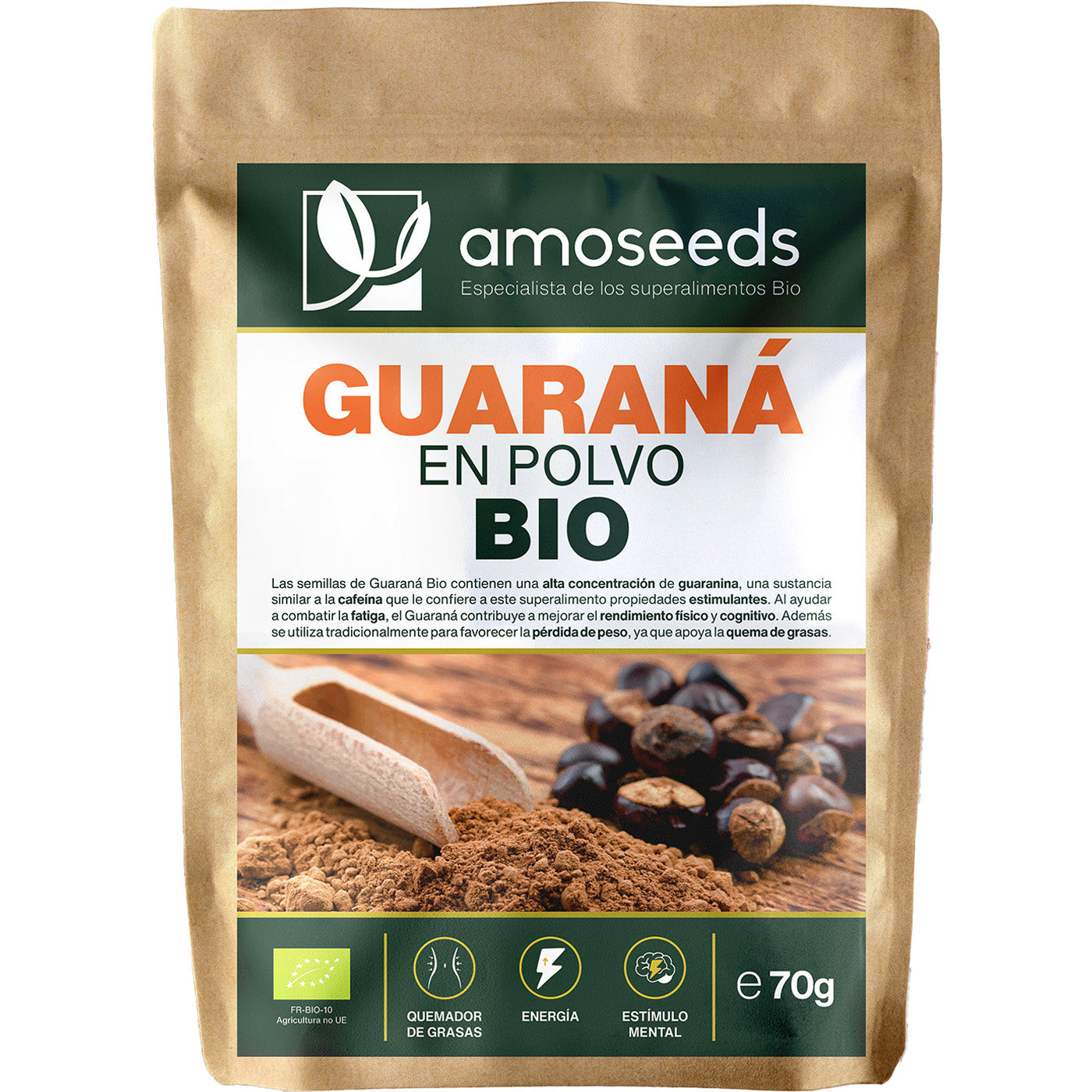 Guaraná En Polvo Bio 70g_0