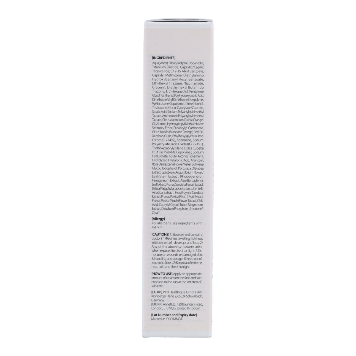 Protector solar Waterfull Tone-Up Sun Cream d'Alba 50 ml