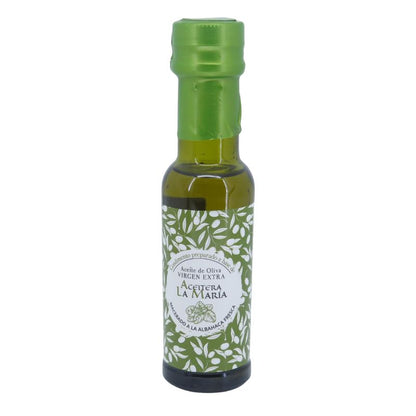 Aceite De Oliva Virgen Extra Macerado A La Albahaca 100 Ml Cristal_0