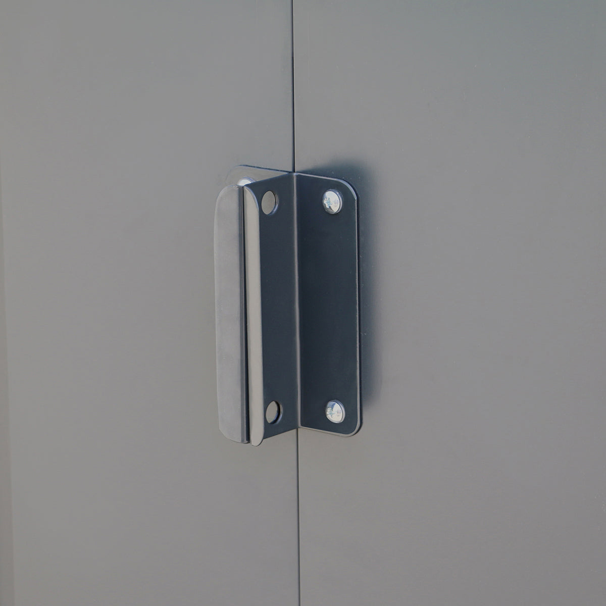 Caseta Cobertizo Colossus 10×8 Metal Gris Antracita_4
