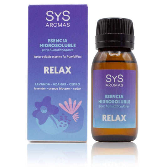Esencia Hidrosoluble Relax SYS Aromas 50 ml | Aroma Dulce y Floral | Para Humidificadores y Difusores_0