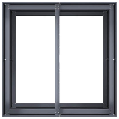 Jardinera Acero Gris Antracita 80x80x80 Cm_4