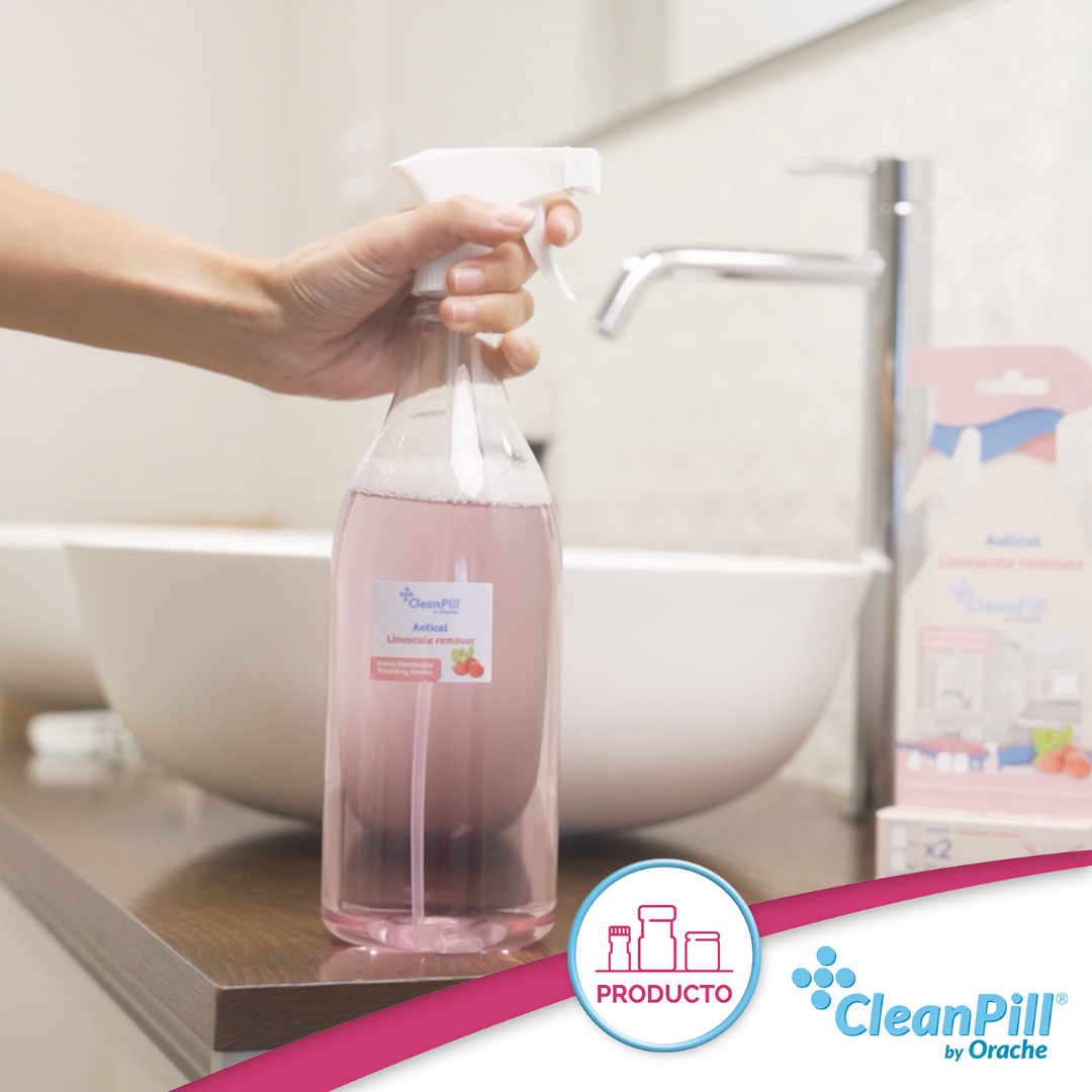 Clean Pill Refill - 4 Pastillas Antical Baño, Aroma Frambuesa_4