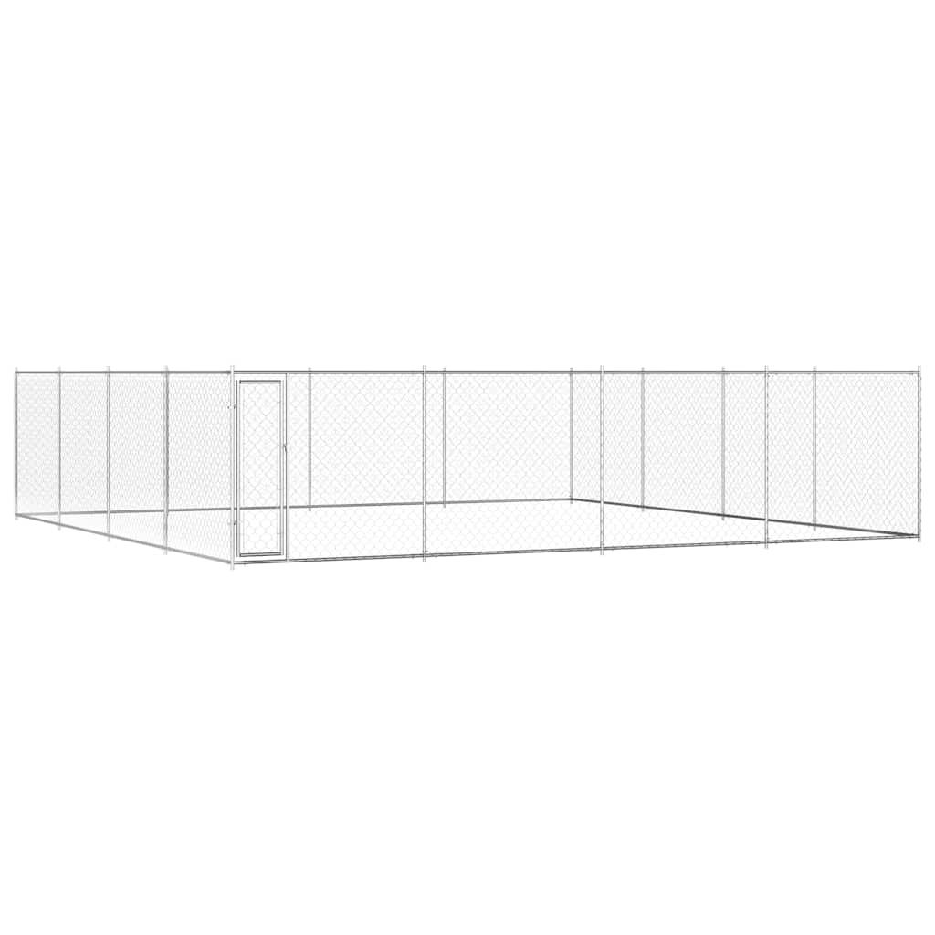 Perrera De Exterior De Acero Galvanizado 760x760x185 Cm_1