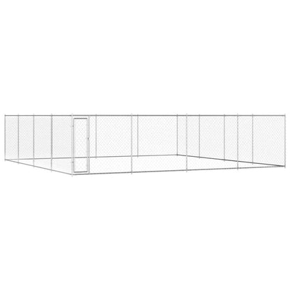 Perrera De Exterior De Acero Galvanizado 760x760x185 Cm_1