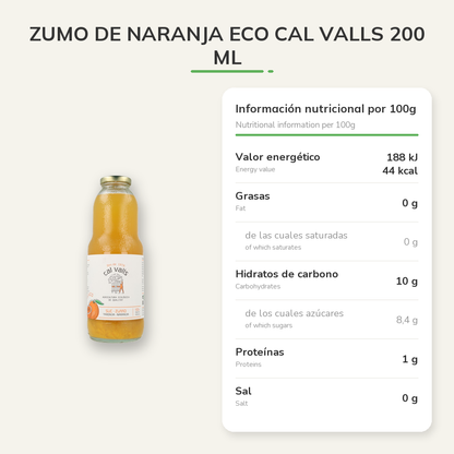 Información nutricional