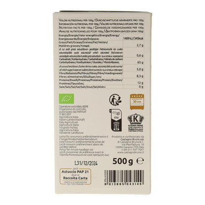 Láminas para Lasaña de Trigo Integral ECO Castagno 500  g