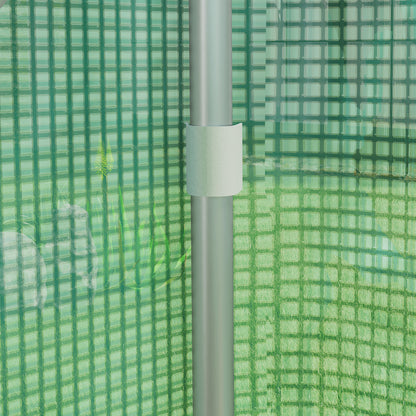 Outsunny Invernadero De Exterior 4x3x2 M Con Cubierta De Pe Anti-uv Verde_4