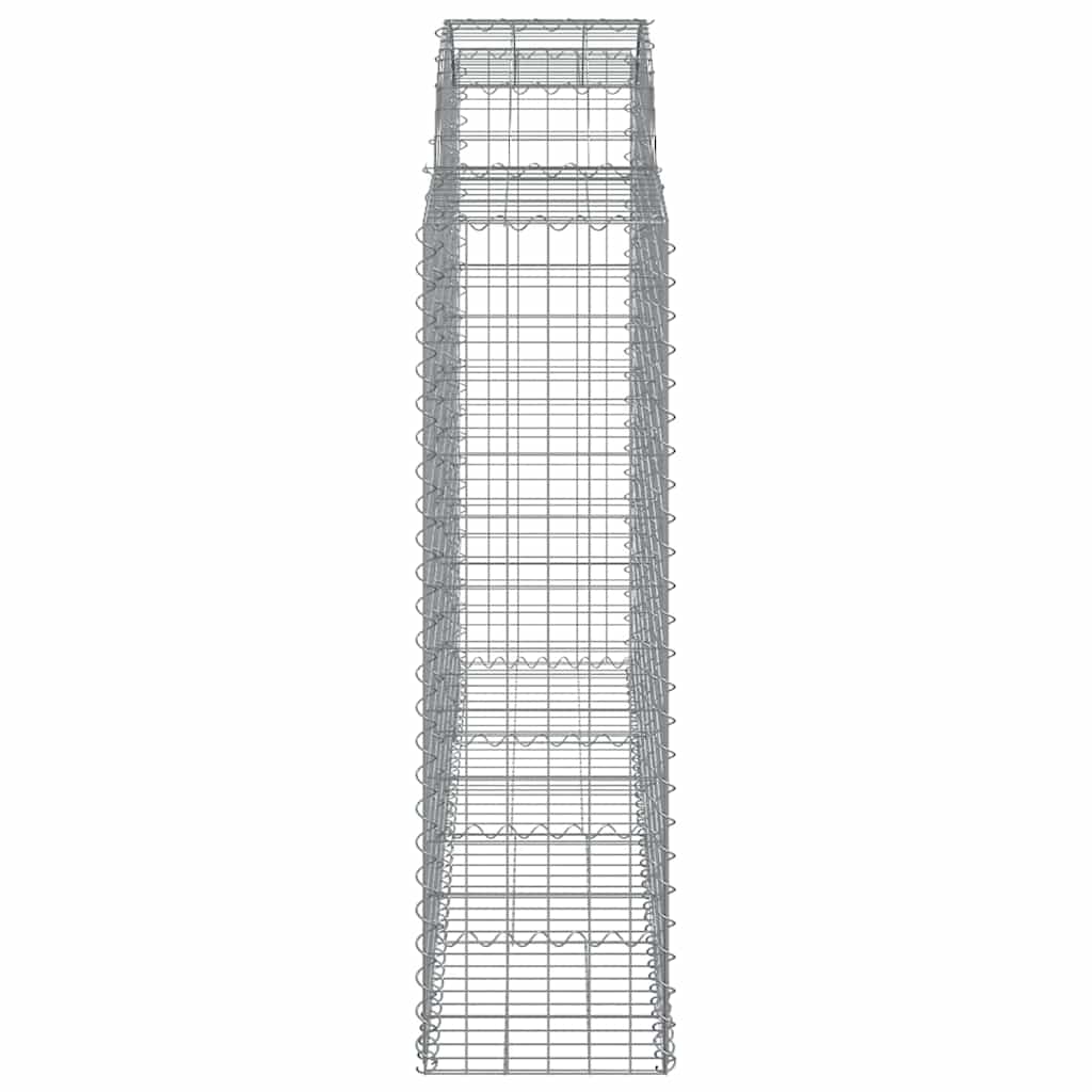 Cestas Gaviones 5 Uds Forma De Arco Hierro 200x50x140/160 Cm_4