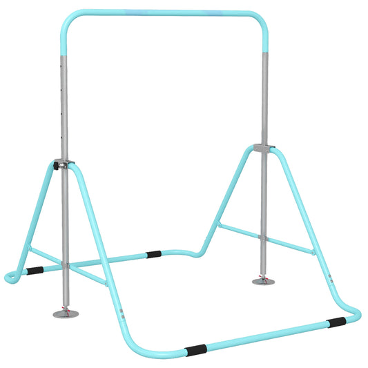 Barra De Gimnasia Homcom Acero Verde 154x106.2x128.5 Cm 340-005v01gn_0