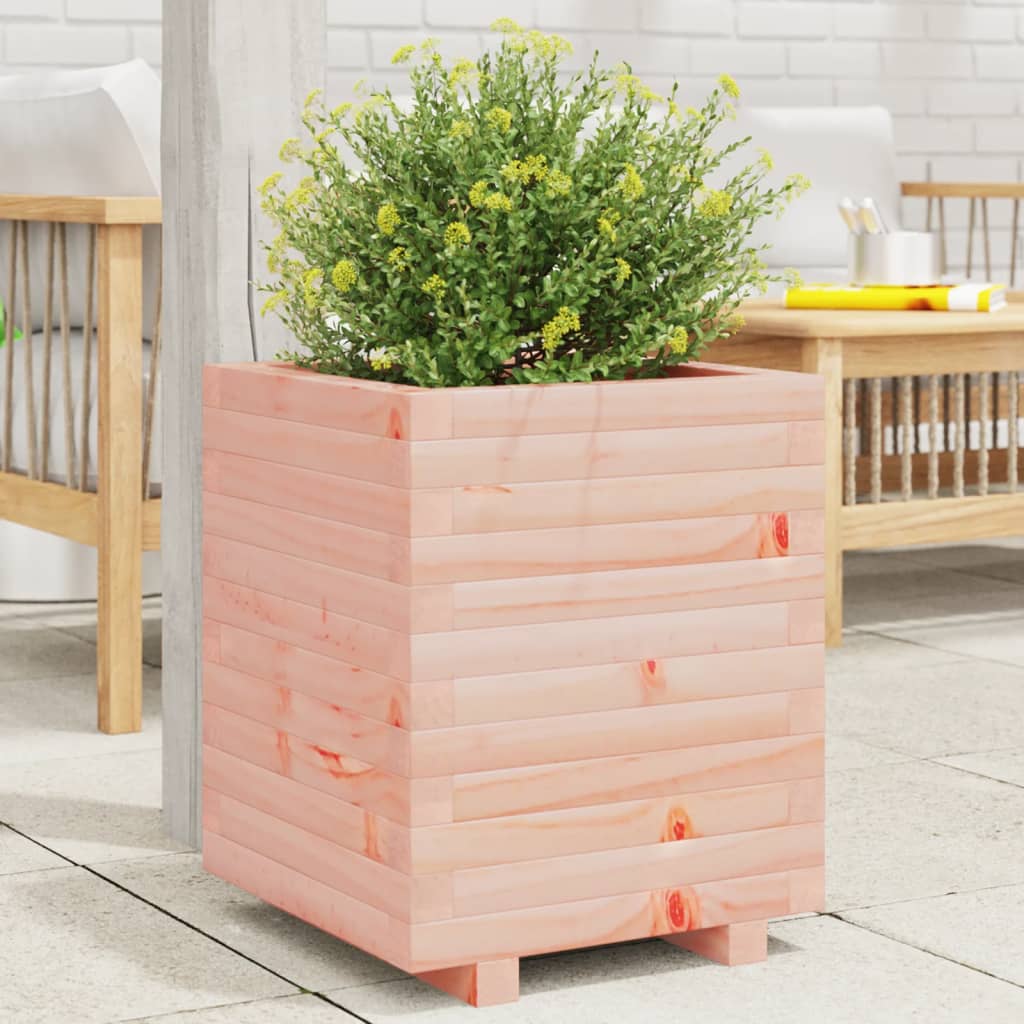 Jardinera Madera Maciza De Abeto Douglas 40x40x49,5 Cm_1