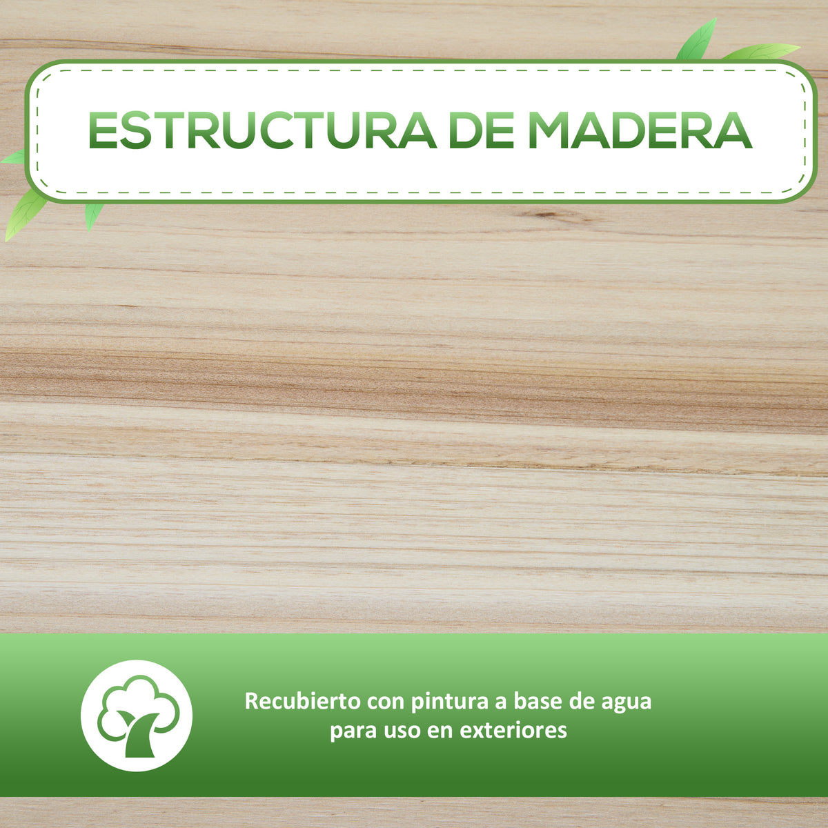 Outsunny Huerto Urbano Elevado Con Estante 90x40x81cm Mesa De Cultivo De Madera_5