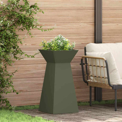 Maceta Pilar 2 Pcs Oliva 35 X 35 X 73 Cm_1