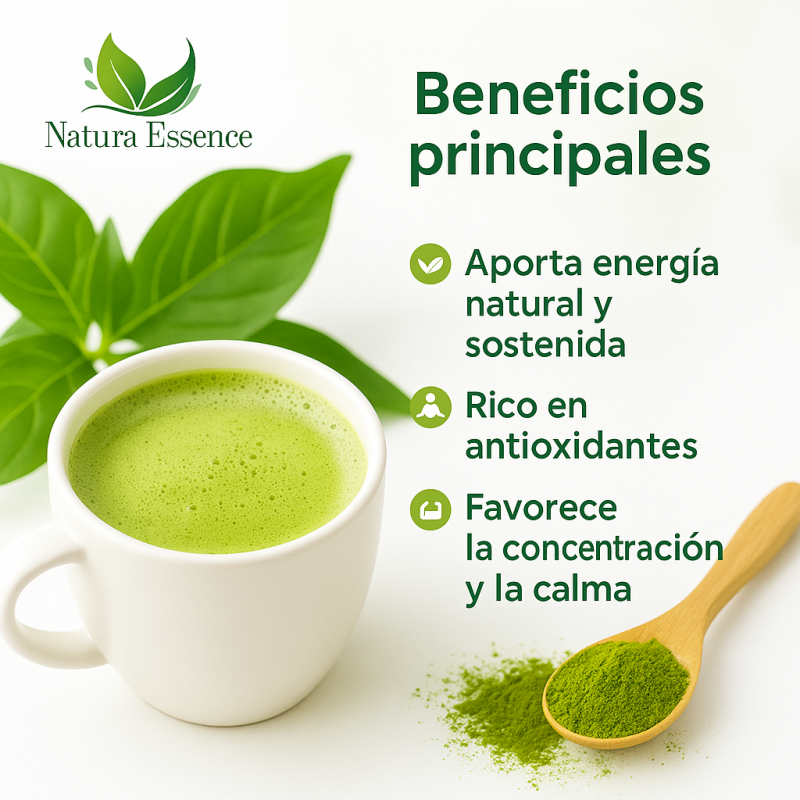 Matcha Latte Eco 100 Gramos – Té Matcha Premium Con Avena Y Coco Ecológicos_1