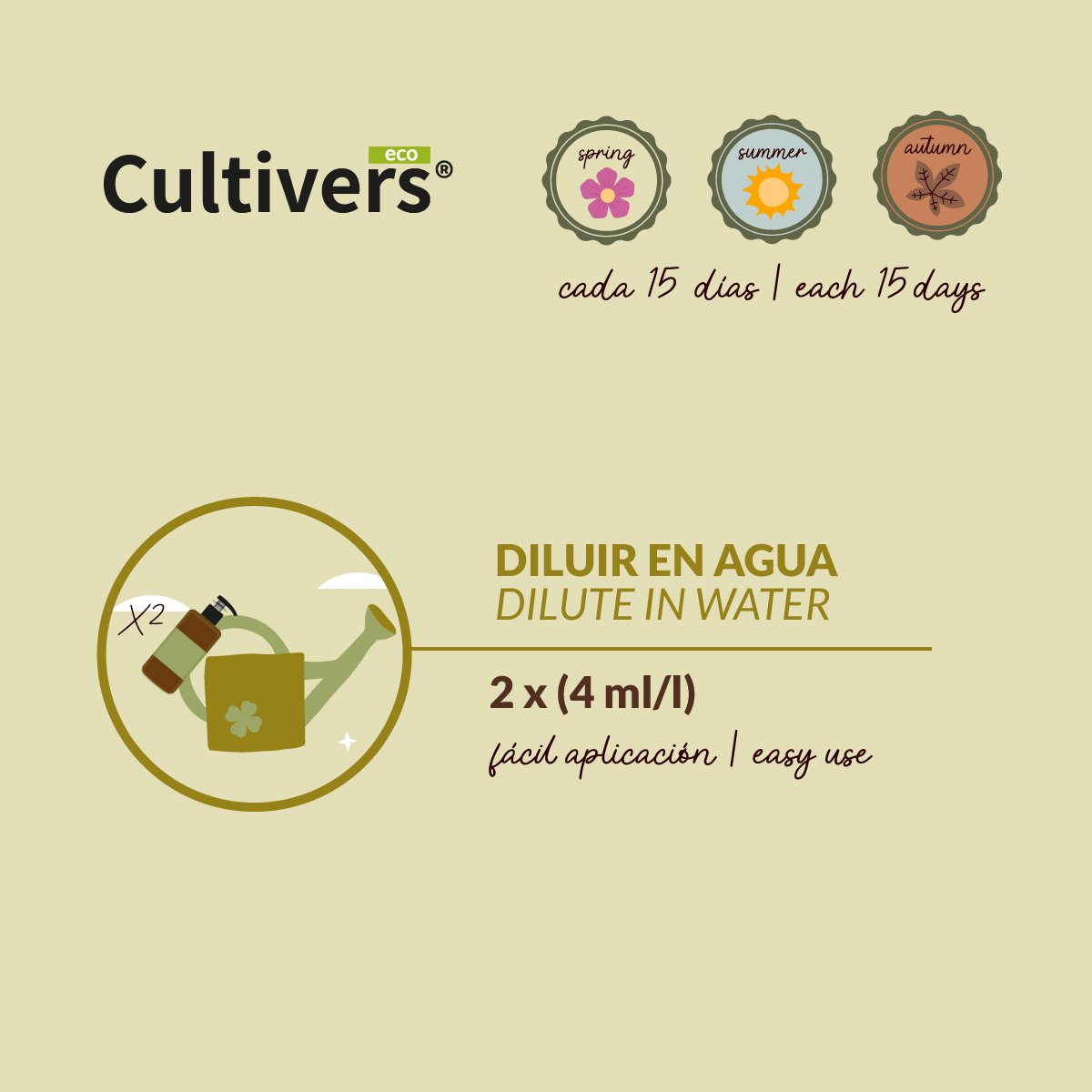Cultivers Abono Orgánico Plantas De Terraza Y Balcón 500 Ml. Fertilizante Plantas Con Flor, Potencia Y Alarga La…_2