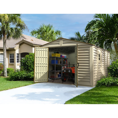 Caseta Jardín Woodbridge Plus 10.5×13 Pvc Beige/marrón_2