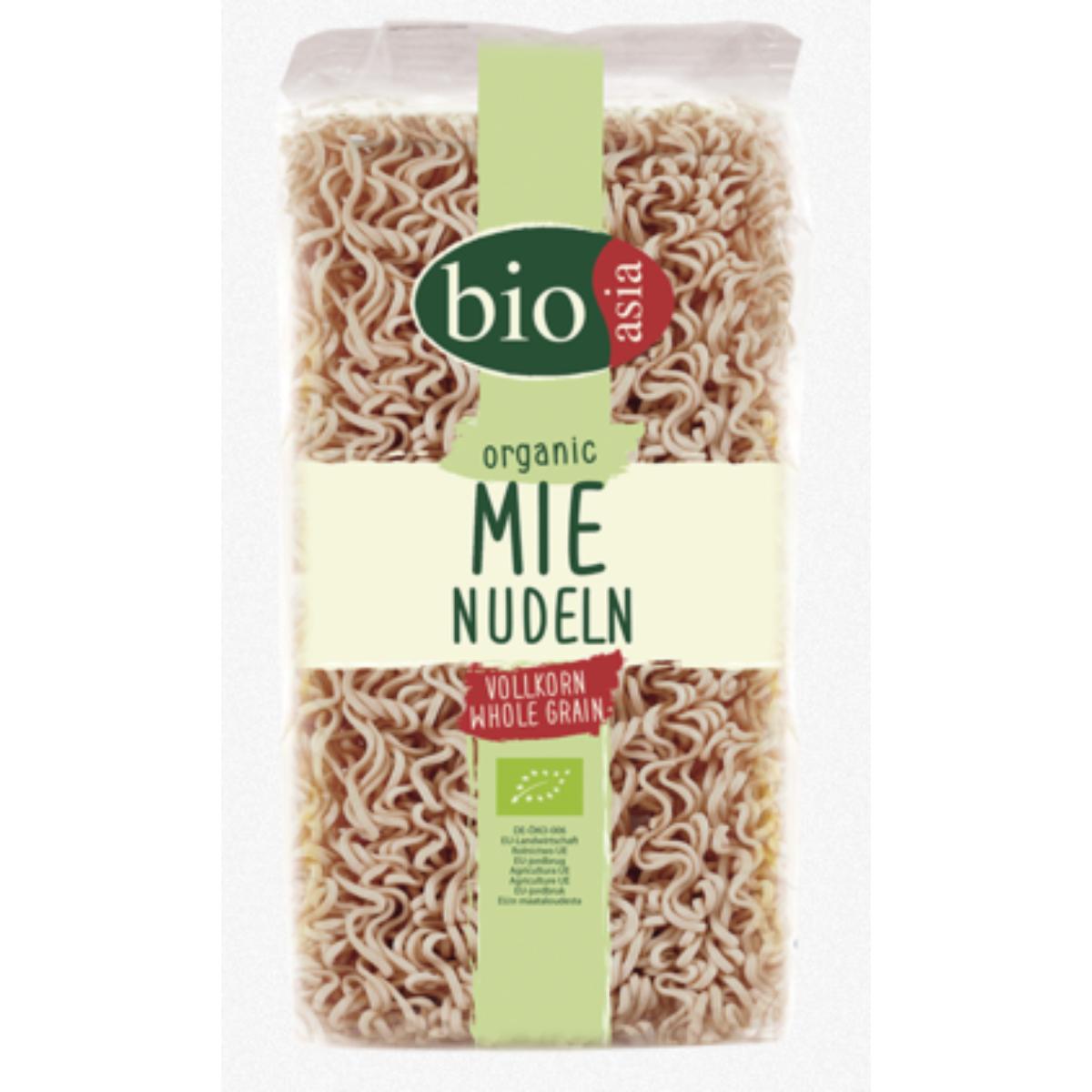 Fideos Mie Orgánicos de Grano Entero Bioasia 250 G.
