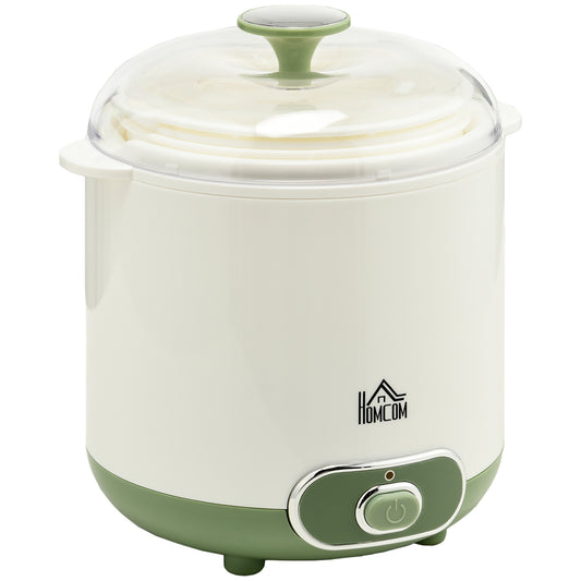 Yogurtera Homcom Pc, Pp Blanco 19.5x17.5x21.4 Cm_0