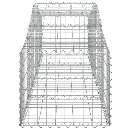 Cestas De Gaviones 3 Uds Forma De Arco Hierro 200x50x40/60 Cm_4
