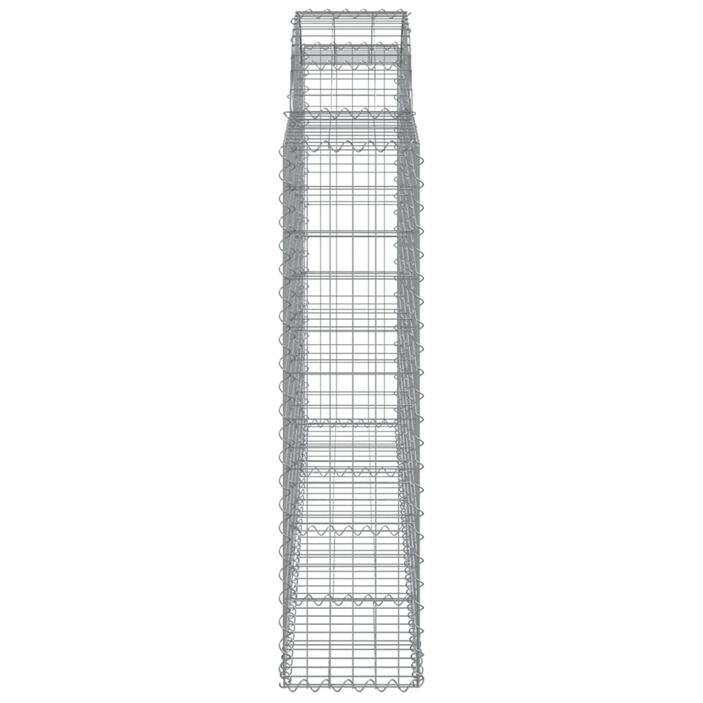 Cestas Gaviones 10 Uds Forma De Arco Hierro 200x30x120/140 Cm_4