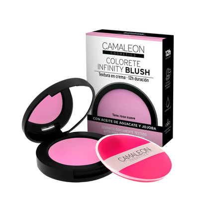Colorete Infinity Blush Rosa Camaleon Cosmetics_0