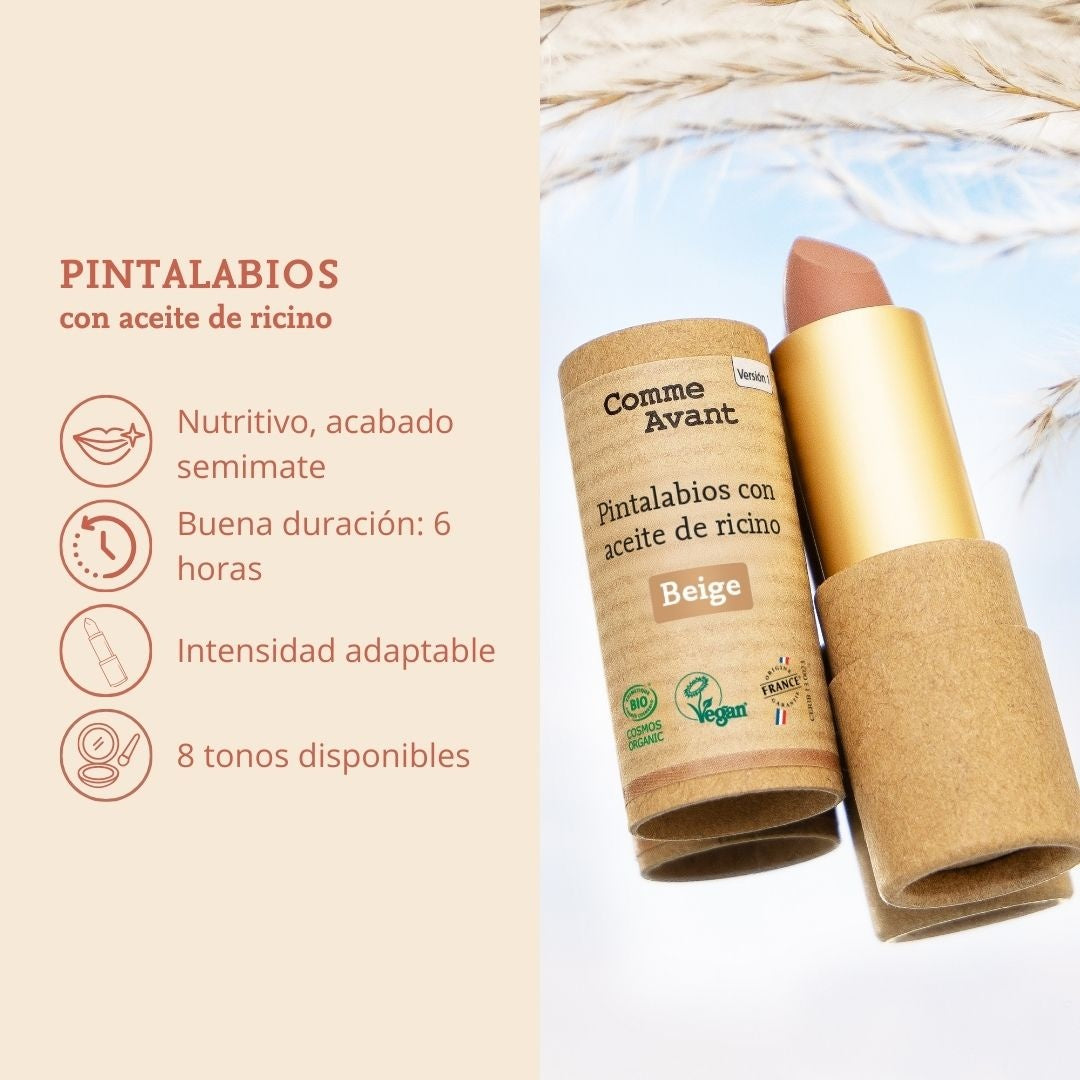 Pintalabios con aceite de ricino Teja Comme Avant 4 g