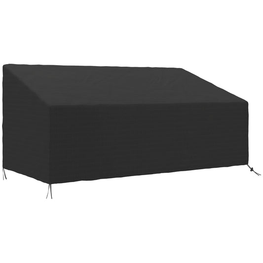 Funda Para Muebles Outsunny Tela Oxford Negro 218x111x101 Cm 84b-237v00bk_0