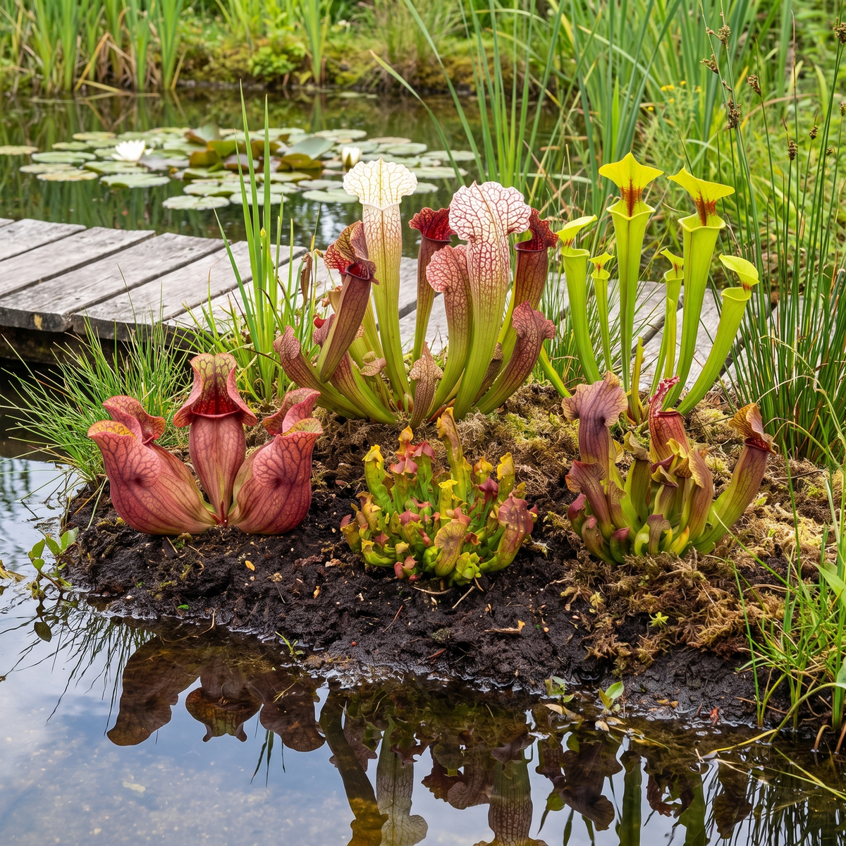 Plantas Carnívoras 6 Sarracenia - Atrapa Insectos_1