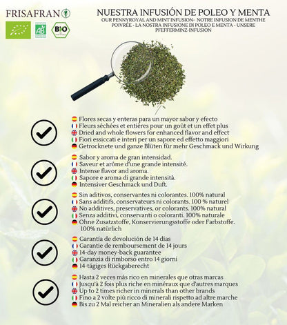 Infusión De Poleo Menta A Granel Ecológica | Frisafran 100 G_3