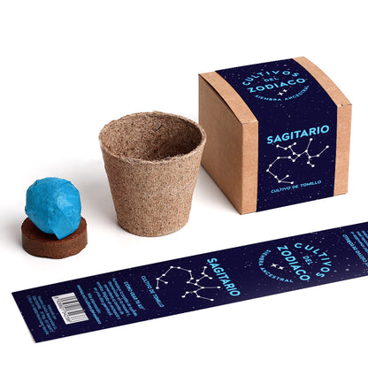 Cultivos del Zodiaco – Sagitario, Kit de Cultivo con Semillas de Tomillo - Resetea_1