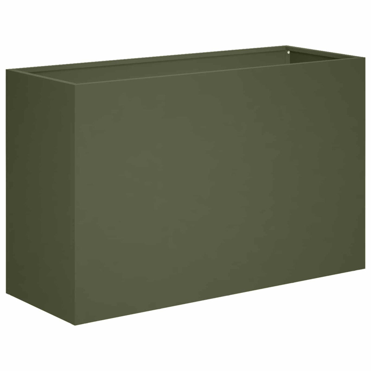 Macetero De Jardín Verde Oliva 80 X 30 X 50 Cm_0