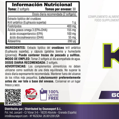 Aceite De Krill - 60 Softgels - Mejora La Salud Cardiovascular - Masmusculo_4