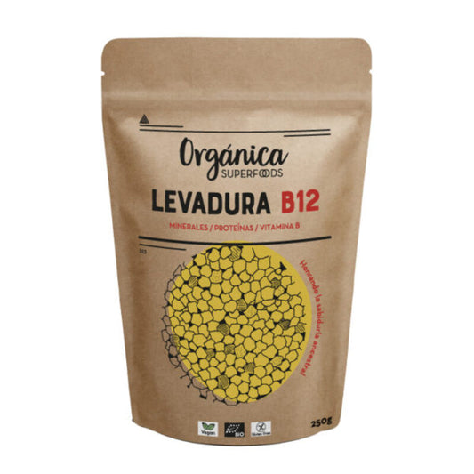 Levadura Nutricional + B12 Sin Gluten 125g - Orgánica Superfoods_0