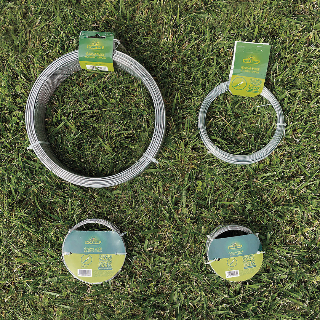 Alambre Galvanizado Galva Wire 1mm X 100m Nortene_1