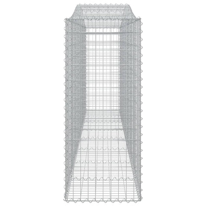 Cestas De Gaviones 9 Uds Forma De Arco Hierro 400x50x120/140 Cm_4