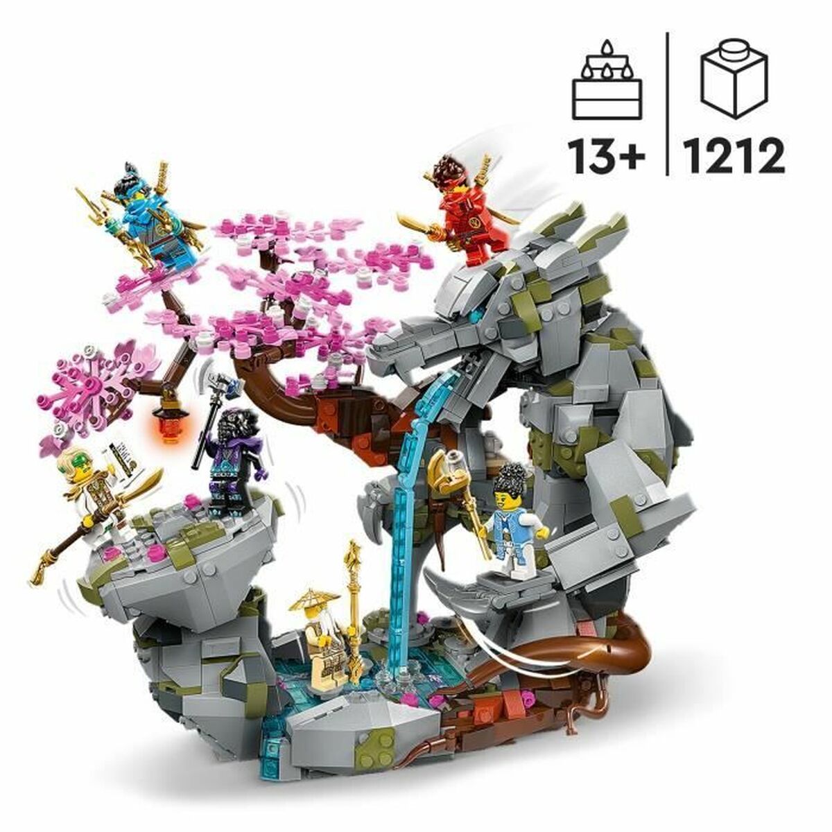 Juego De Construcción Lego Ninjago 71819 Dragon Rock Shrine Colorido_0
