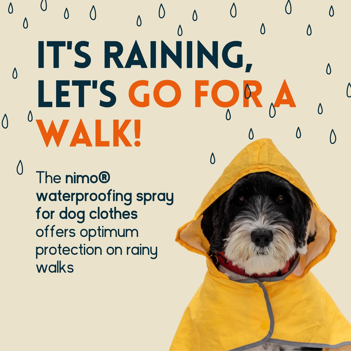 Spray Impermeabilizante Para Ropa De Perro - Nimo - 2,5 L_1