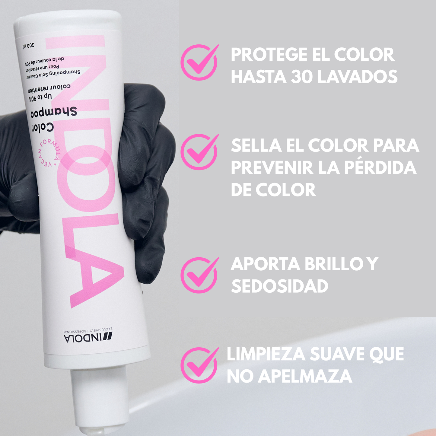 Indola Champú Protector Del Color Profesional Para Cabello Teñido 300ml_4