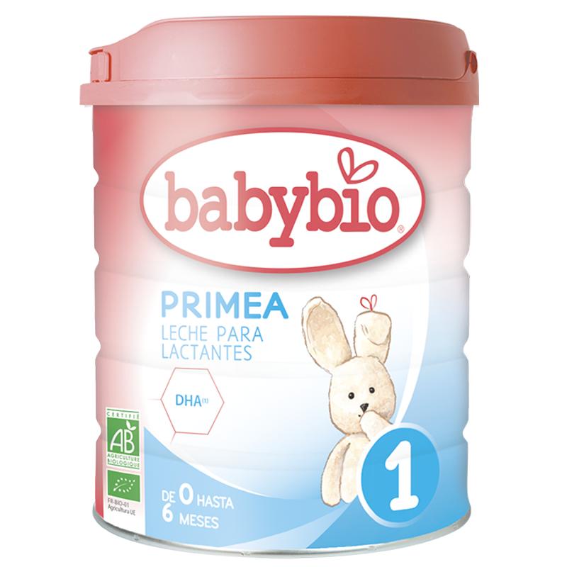 Leche de Iniciación Primea 1 (0 a 6 meses) Ecológica Babybio 800 g