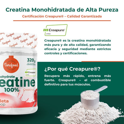 Creatina Creapure Piruleta Torafood 320g