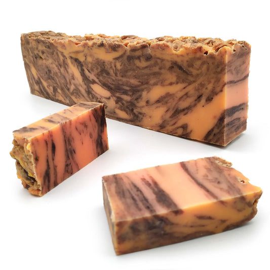 1 Barra Jabón Natural Canela Y Naranja 1.2kg Venta Por Mayor - Todo Tipo Piel - Mejora La Piel Irritada Y Acné - Exfolia_0
